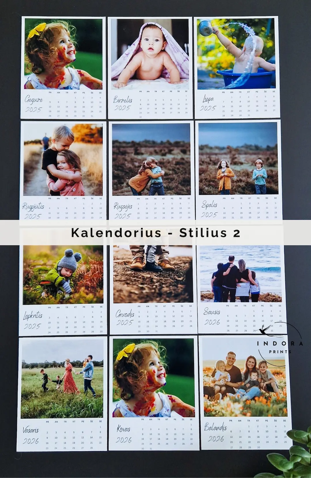 Personalizuotas kalendorius (1 pasirinktas mėnuo) - Image 8