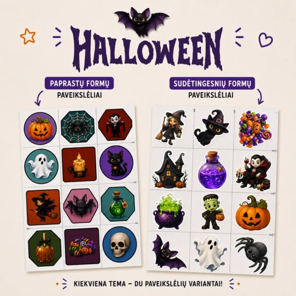 "HALLOWEEN" Kūrybinis magnetukų gamybos rinkinys (A4) - Image 3