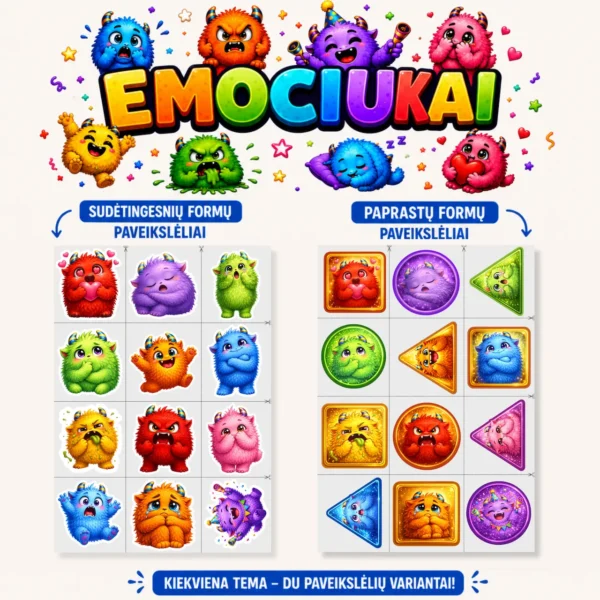 "EMOCIUKAI" Kūrybinis magnetukų gamybos rinkinys (A4) - Image 3