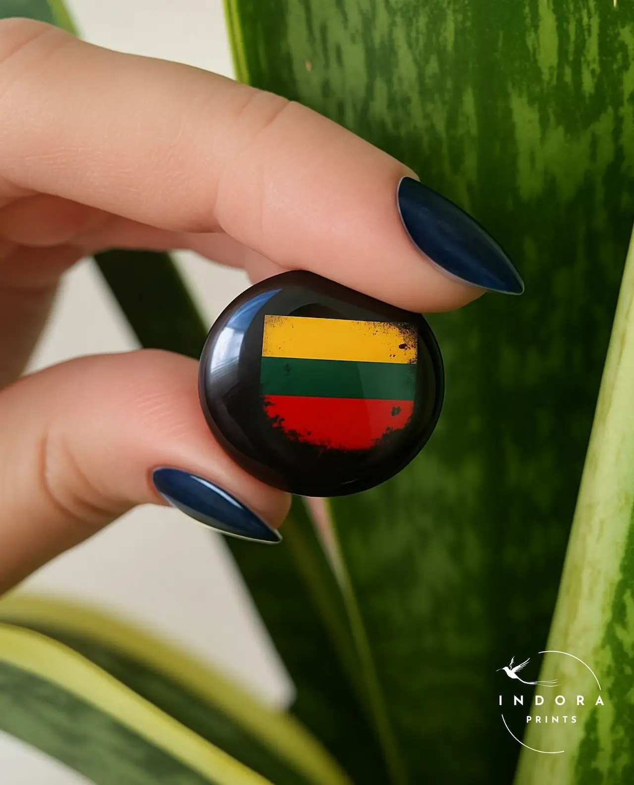 Stikliniai magnetukai su Lietuvos simbolika (1vnt)