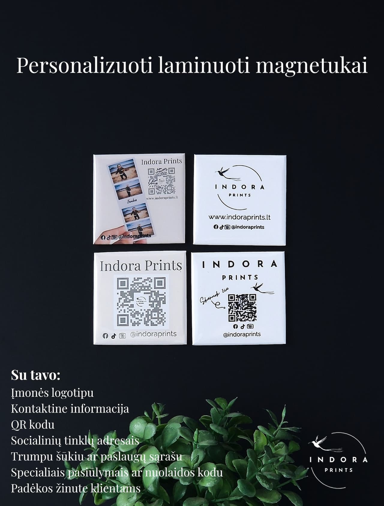 Personalizuoti laminuoti magnetukai