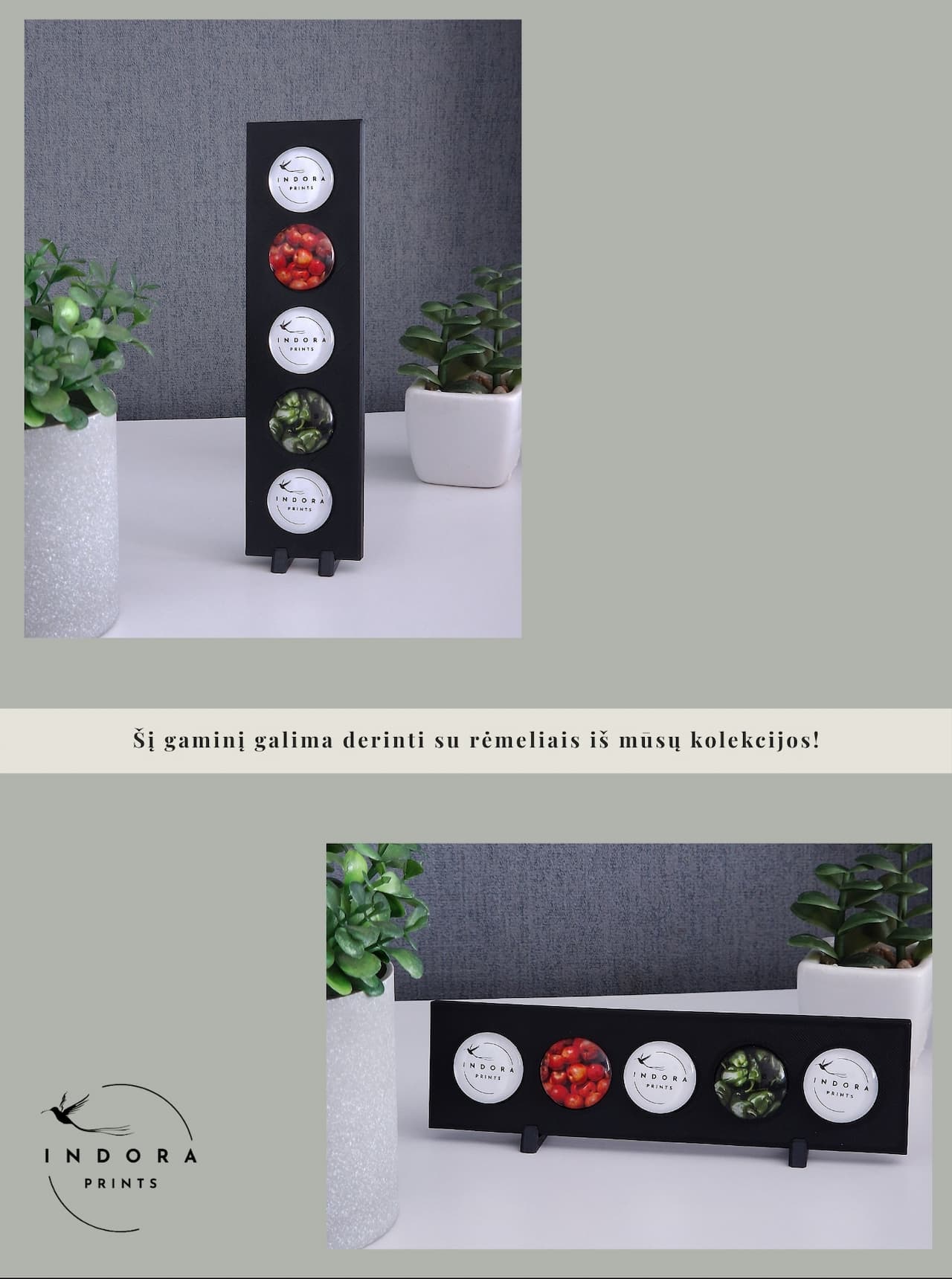 Personalizuoti stikliniai magnetukai (1 vnt) - Image 5