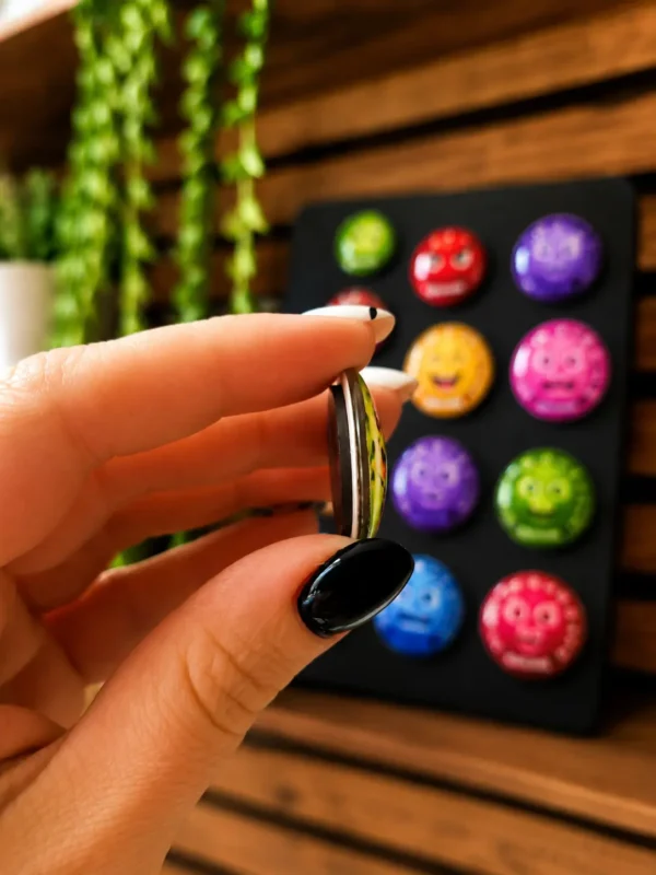 "Mood Monsters" – Handmade Glass Magnets - Image 3