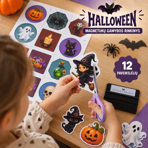 "HALLOWEEN" Kūrybinis magnetukų gamybos rinkinys (A4) - Image 2