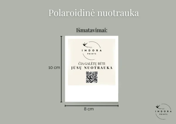 Polaroid stiliaus magnetinės nuotraukos - Image 5