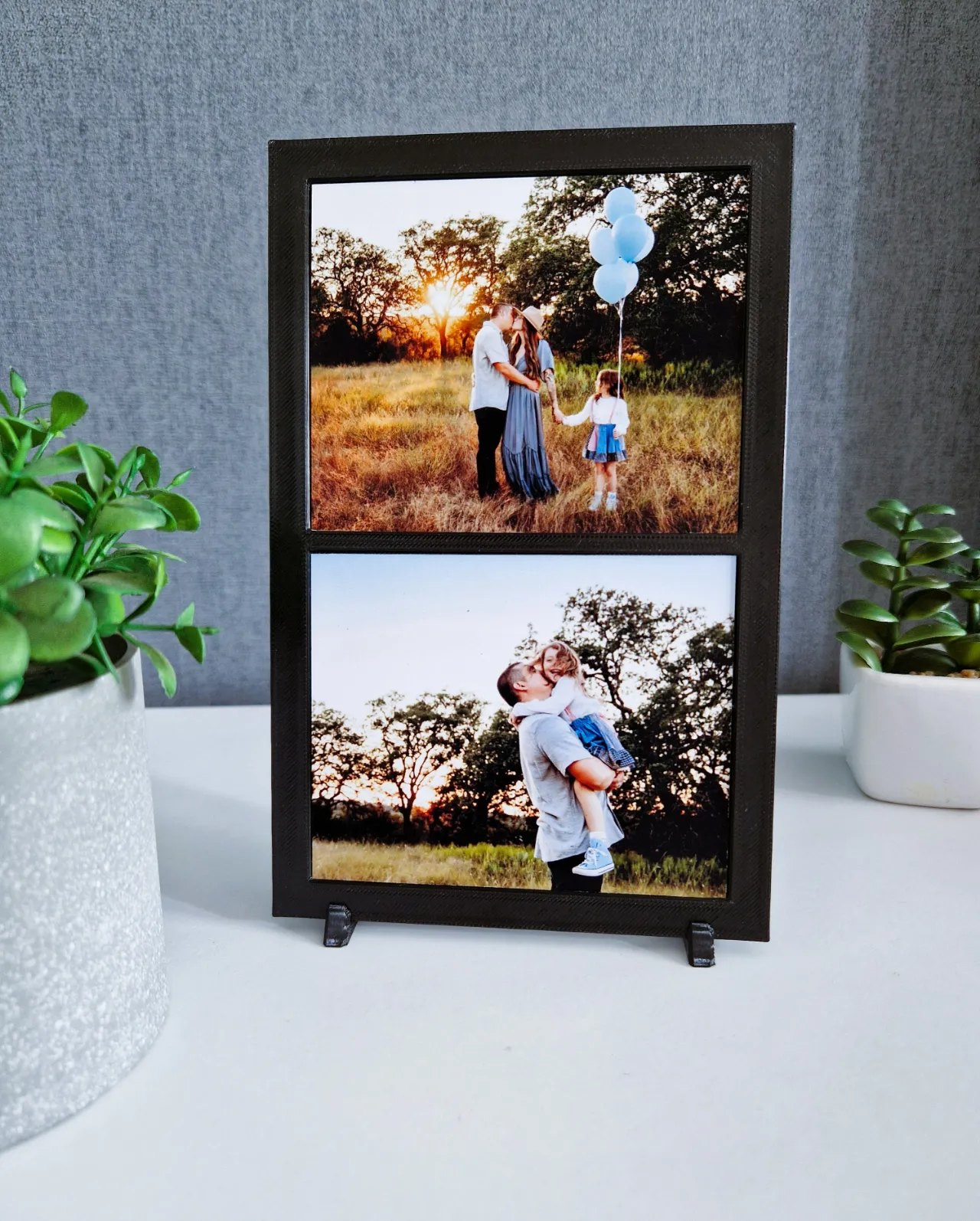 Rėmeliai dviems magnetinėms nuotraukoms